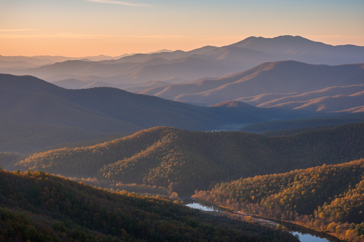 Blue Ridge Mountains hero banner
